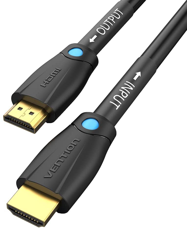 Vention HDMI Cable (Male to Male) 4K 60Hz Gold-Plated Video Cable 18Gbps High-Speed with Dolby True HD 7.1 Audio Support (Available in 20M, 25M, 30M, 35M, 40M) (AAM)
