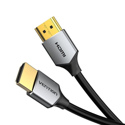 Vention UHD 4K 60Hz 3-Meters Gold-Plated Ultra Thin HDMI 2.0 Male to Male Cable Aluminum Cord for Monitors, TV, Laptop | ALEHI
