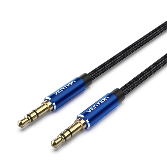 Vention 3.5mm Male to Male High Quality AUX Audio Cable 29AWG for Laptop, Car Stereos, Headphones, Smartphone (Blue) (0.5M, 1M, 1.5M, 2M, 3M, 5M) | BAWL