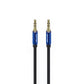 Vention 3.5mm Male to Male High Quality AUX Audio Cable 29AWG for Laptop, Car Stereos, Headphones, Smartphone (Blue) (5M) | BAWL