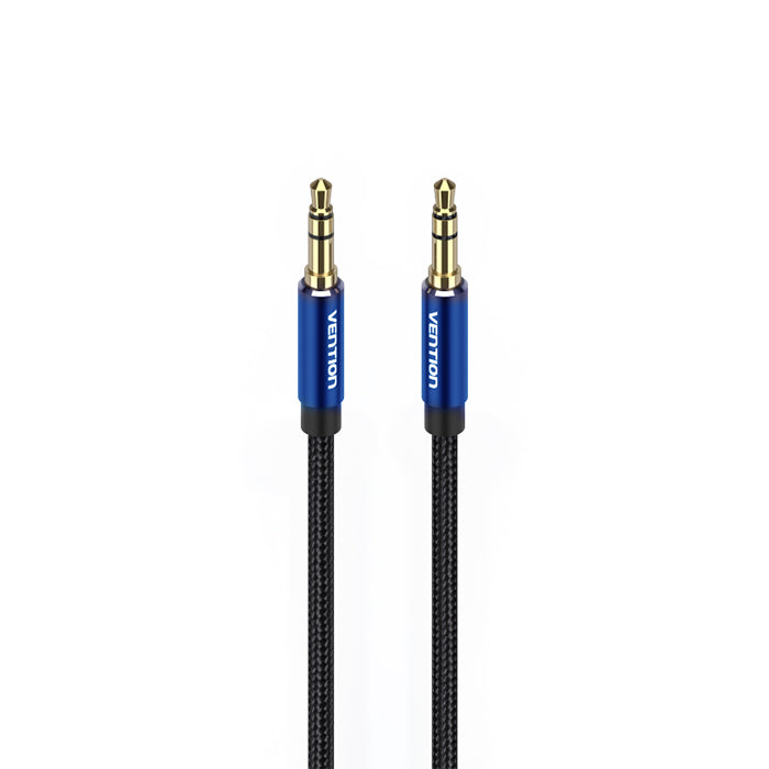 Vention 3.5mm Male to Male High Quality AUX Audio Cable 29AWG for Laptop, Car Stereos, Headphones, Smartphone (Blue) (0.5M, 1M, 1.5M, 2M, 3M, 5M) | BAWL