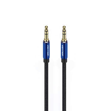[CLEARANCE] Vention 3.5mm Male to Male High Quality AUX Audio Cable 29AWG for Laptop, Car Stereos, Headphones, Smartphone (Blue) (5M) | BAWL