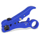Vention Multifunctional Cable Stripper Tool with Coaxial Cable Stripping Port and Cutter Crimper Head Screw Adjustment for Network Cables | KEBL0