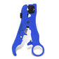 Vention Multifunctional Cable Stripper Tool with Coaxial Cable Stripping Port and Cutter Crimper Head Screw Adjustment for Network Cables | KEBL0