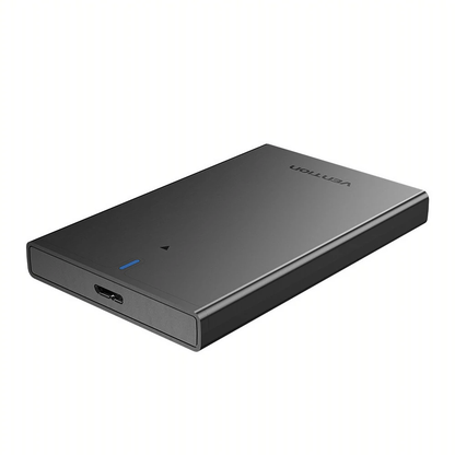 [CLEARANCE] Vention USB 3.0 Micro-B / 3.1 Gen2 Type-C HDD SSD 2.5" SATA Hard Disk and Solid State Drive Enclosure with Up to 5Gbps - 6Gbps Data Transfer Rate for Computers, Consoles, TV, and Routers | KPAB0 KPBB0