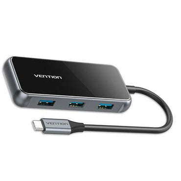 [CLEARANCE] Vention 5-in-1 USB-C Hub to 4K HDMI, USB 3.0 Ports, Fast Charging Power Delivery PD Multifunctional Adapter Dock for Laptop, Tablet and Phones (0.15M) | TFBHB