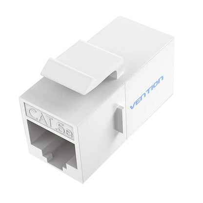 [CLEARANCE] Vention RJ45 Connector Cat.5E UTP Keystone Jack Coupler for Network Cable Extension (Available in Black and White) | B07