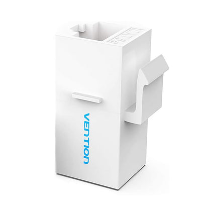 [CLEARANCE] Vention RJ45 Connector Cat.5E UTP Keystone Jack Coupler for Network Cable Extension (Available in Black and White) | B07
