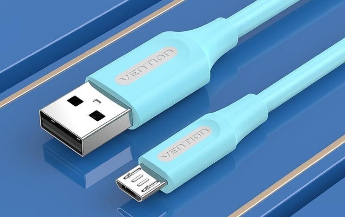 Vention USB 2.0 A Male to Micro-B Male 2A (COL) 480Mbps Cable  (Available in Different Lengths)