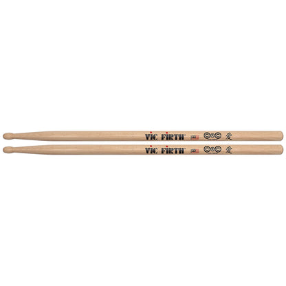 Vic Firth SCOL Chris Coleman Signature Lacquer Hickory Oval Tip Drumsticks with Short Taper for Drums and Cymbals