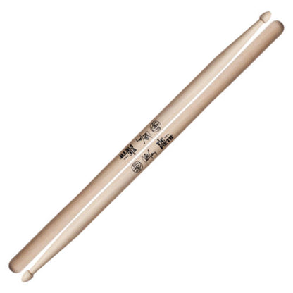 Vic Firth SDC Danny Carey Signature Hickory Tear Drop Drumstick with Short Taper for Drums and Percussion
