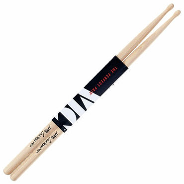 Vic Firth SGAR Matt Garstka Signature Lacquer Hickory Blended Tip Drumsticks with Medium Taper for Drums and Cymbals