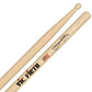 Vic Firth SGK George Kollias Signature Lacquer Hickory Barrel Tip Drumsticks with Medium Taper for Drums and Cymbals