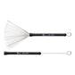 Vic Firth SGWB Steve Gadd Angled Wire Drum Brushes with Rubber Handles and Retractable Pull Rod