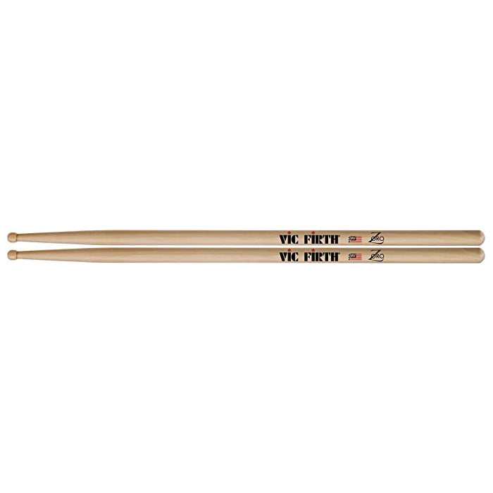 Vic Firth SZ Zoro Signature Lacquer Honey Hickory Barrel Tip Drumsticks with Medium Taper for Drums and Cymbals