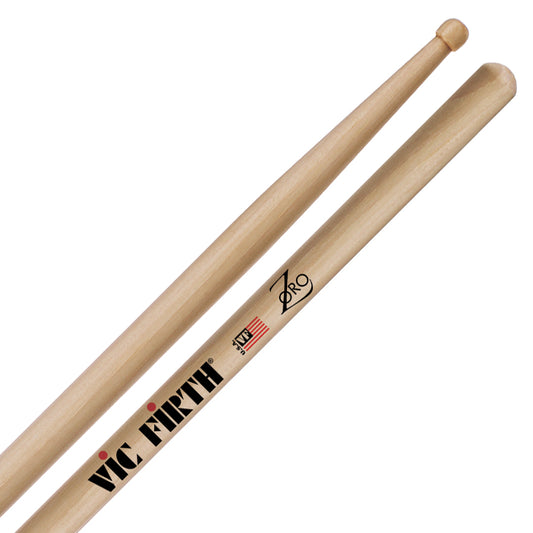 Vic Firth SZ Zoro Signature Lacquer Honey Hickory Barrel Tip Drumsticks with Medium Taper for Drums and Cymbals