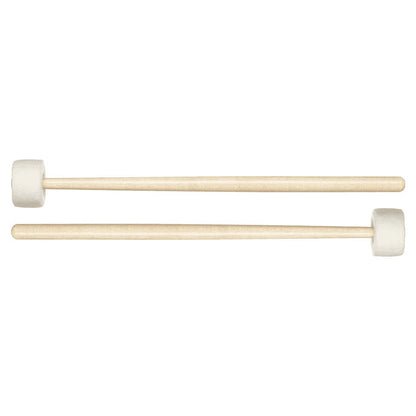 Vic Firth T2 Timpani Cartwheel American Custom Felt White Hickory Mallet Percussion Drum Stick for Marching and Concert Performances
