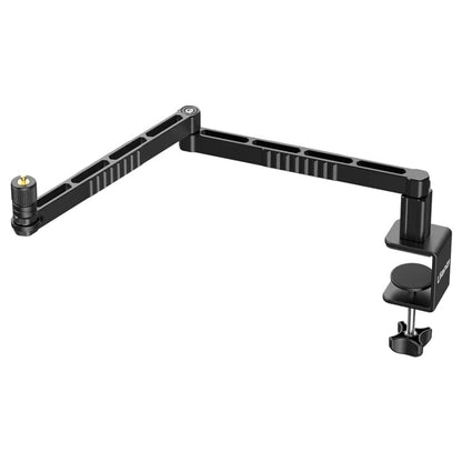 Vijim by Ulanzi LS26 Low Profile Microphone Boom Arm with 2kg Load Capacity, 48cm / 19" Horizontal Range and C-Shape Padded Table Clamp | 2991