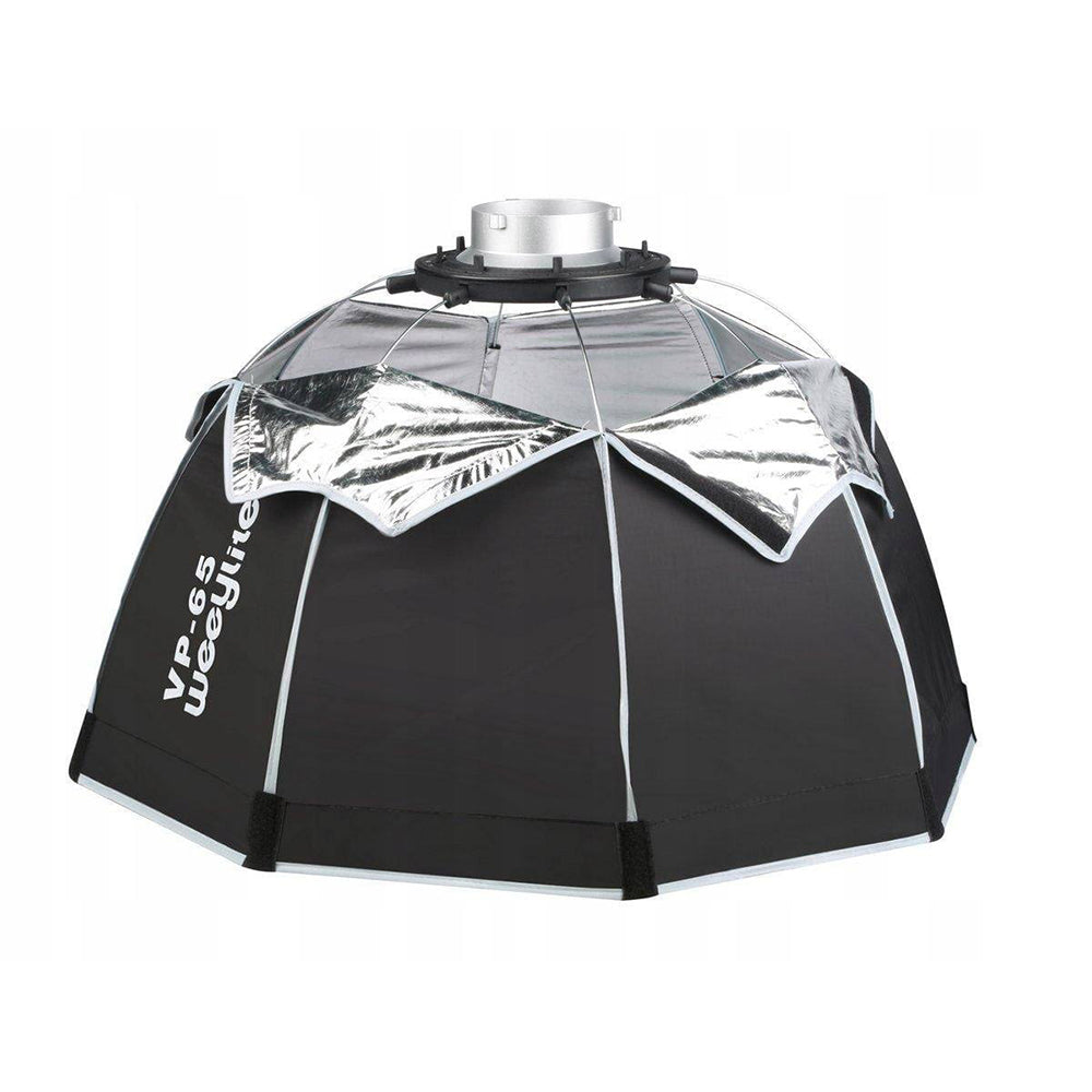 Viltrox Weeylite VP-65 65cm Foldable Octagonal Parabolic Softbox with 41cm Depth, Silver Inner Coating, External Diffuser and Carrying Bag for Weeylite Ninja 400 LED SpotLight