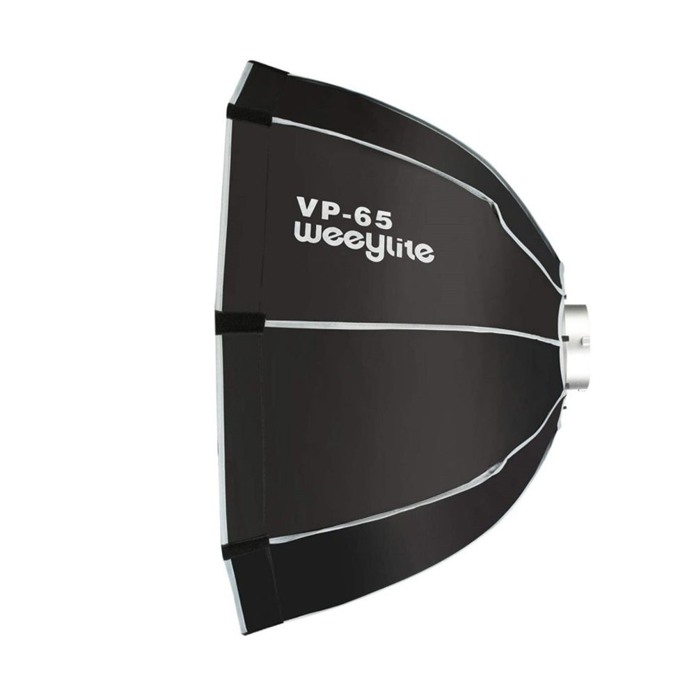 Viltrox Weeylite VP-65 65cm Foldable Octagonal Parabolic Softbox with 41cm Depth, Silver Inner Coating, External Diffuser and Carrying Bag for Weeylite Ninja 400 LED SpotLight