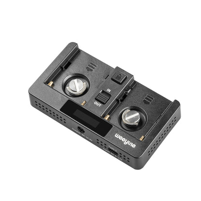 [CLEARANCE] Viltrox WB-2 2-Pin Li-ion Battery Adapter Replacement Dual Charger with LCD Indicators for Sony NP-F970 NP-F960 NP-F975 NP-F570 and Ninja 200/300/400 LED Video Light