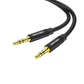 Vention TRS 3.5mm Male to TRS 3.5mm Male TPE Elastic Gold Plated (BAK) Audio Cable for Mobile Phones, Speakers, Laptops, PC (Available in 0.5M, 1M, 1.5M)