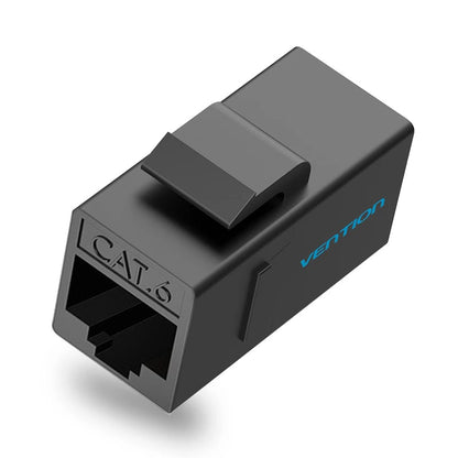 Vention CAT6 UTP Keystone Jack Ethernet LAN Cable Coupler for Home and Office Networking (Black, White) | IPG