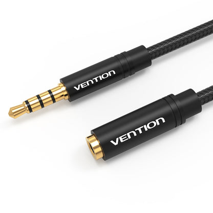 [CLEARANCE] Vention 3.5mm Male to Female Cotton Braided Cable 1.5-Meters (BHB) Audio Extension Cord for Smartphones