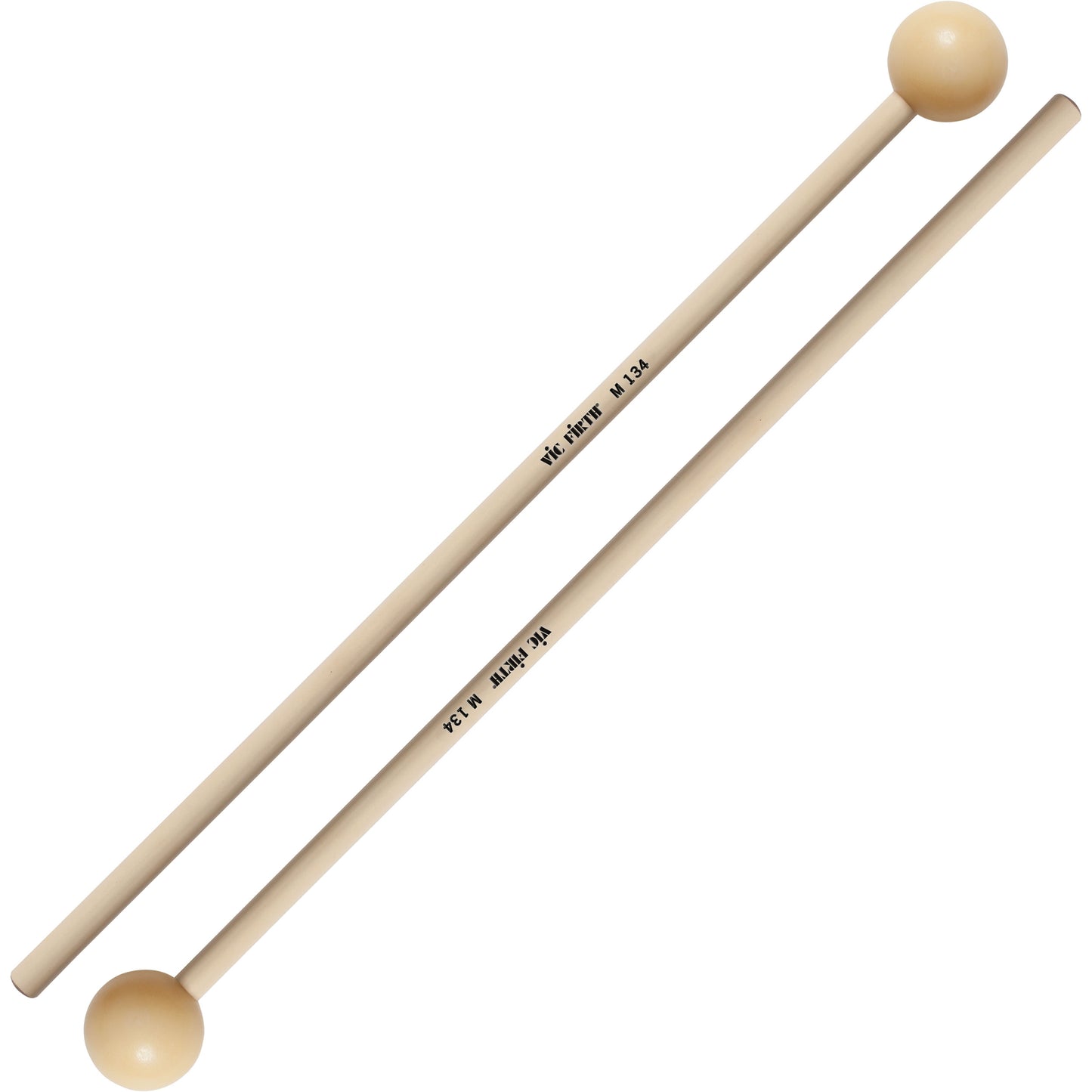 Vic Firth M134 Medium Hard Orchestral Urethane Percussion Keyboard Mallets for Xylophone and Bells