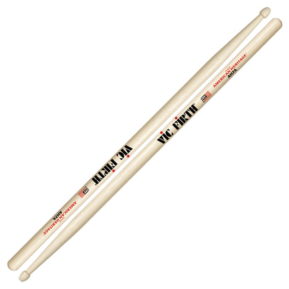 Vic Firth American Heritage 7A Maple Wood Tear Drop Tip Drumsticks (Pair) Drum Sticks for Drums and Percussion