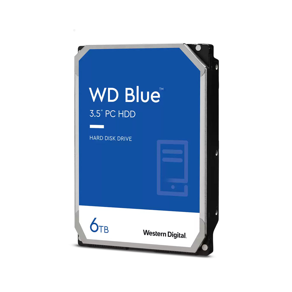 Western Digital WD Blue 3.5" 2TB 4TB 6TB SATA HDD Hard Disk Drive with 5400RPM Disk Speed and 256MB Cache Buffer for Desktop PC Computer WD20EZAZ WD40EZAZ WD60EZAZ