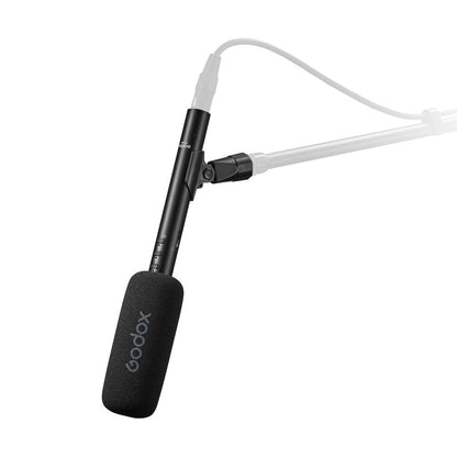 Godox VDS-M3 Supercardioid Condenser Boom Shotgun Microphone with XLR Output, Built-In 220 Hour Rechargeable Battery, Gain Control, HPF and High-Frequency Boost for Videos, Interviews, and On-Field Recordings