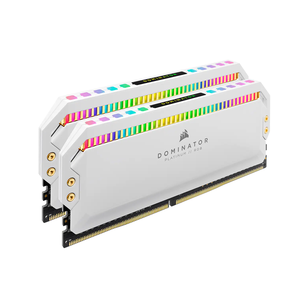 CORSAIR Dominator Platinum iCUE RGB 64GB (32GB x2) DDR4 C16 with 3200MHz Base Speed, Overclockable Speed for Desktop PC Computer (Black) | CMT64GX4M2C3200C16