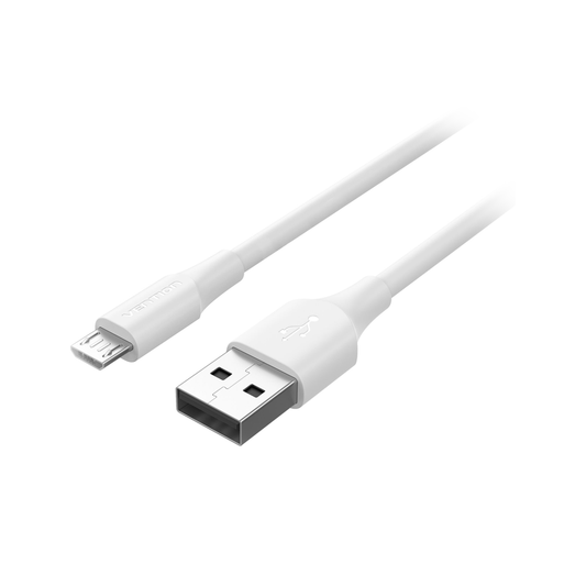 Vention USB 2.0 Male to Micro-USB Male 2A Quick Charging and Data Transfer Cable for Smartphones (White) (Available in 1M, 1.5M, 2M, 3M) | CTIW