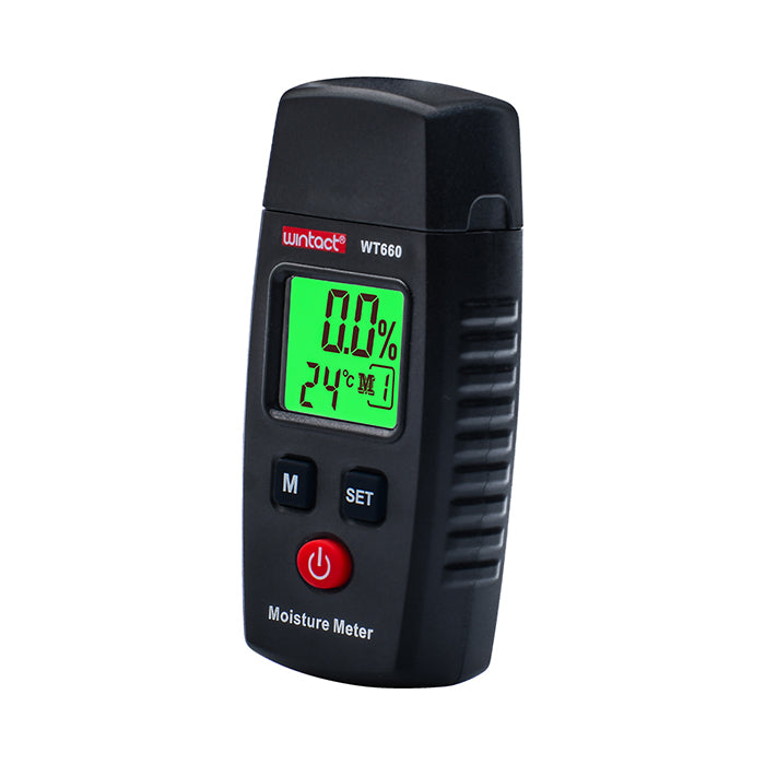 Wintact by Benetech WT660 Digital Wood Moisture Tester with Two Pins and LCD Backlight Display