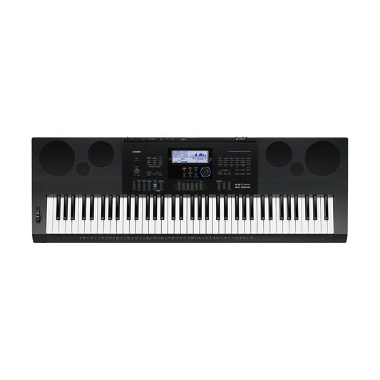 Casio WK-6600 76 Keys Digital Piano Keyboard with Adapter, SD Memory Card Slot, Equalizer, Tone Editor and 210 Preset Rhythms and Auto-Accompaniment (Black)