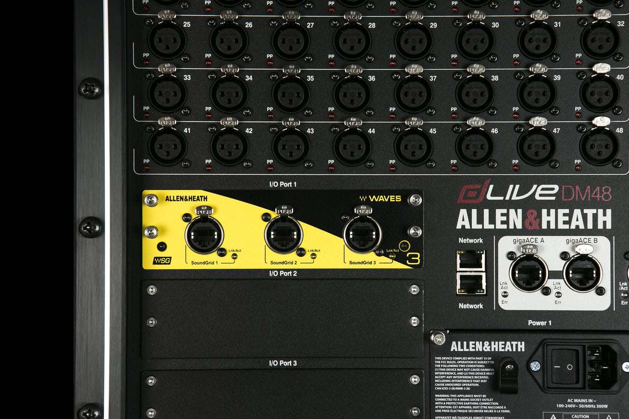 Allen & Heath 48/96kHz Audio Interface Card for SQ Mixers Series (M-SQ-WAVES-A SQ)