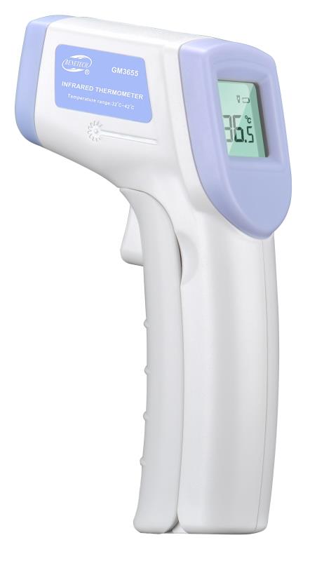 Thermal scanning outlet thermometer