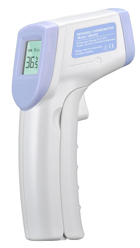 Benetech GM3655 Non Contact Infrared Forehead Body Thermometer Thermal Scanner Gun for Corona