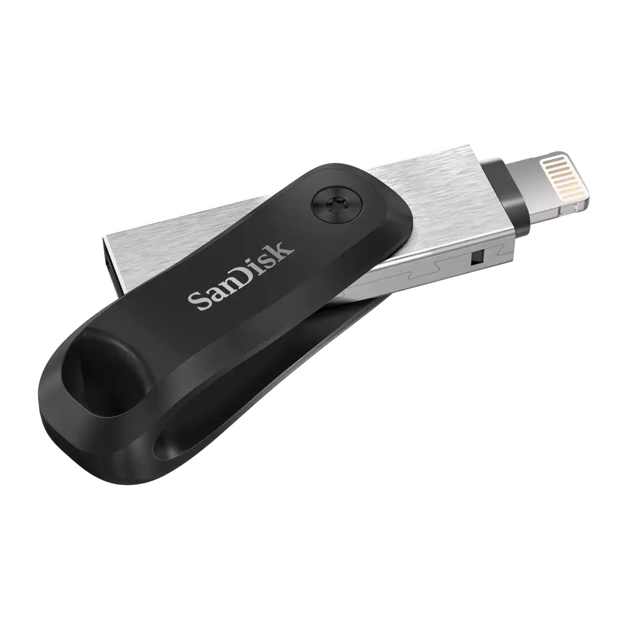 SanDisk iXpand OTG Lightning to USB 3.0 Flash Drive Go with 90MB/s Write Speed for iOS, PC, and Mac (64GB, 128GB)
