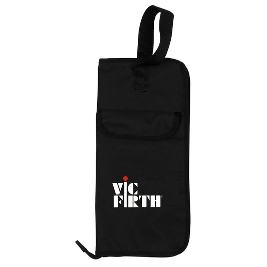 Vic Firth Basic Stick Bag Nylon Carrying Case for Drumsticks, Drum Brushes, and Percussion Mallets (Holds 12 Pairs of Sticks plus 2 Extra Accessory Pockets)