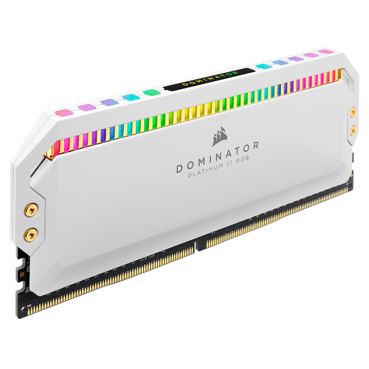 CORSAIR Dominator Platinum iCUE RGB 16GB (8GB x2) DDR4 C18 with 3600MHz Base Speed, Overclockable Speed for Desktop PC (Black, White) | CMT16GX4M2C3600C18 CMT16GX4M2C3600C18W