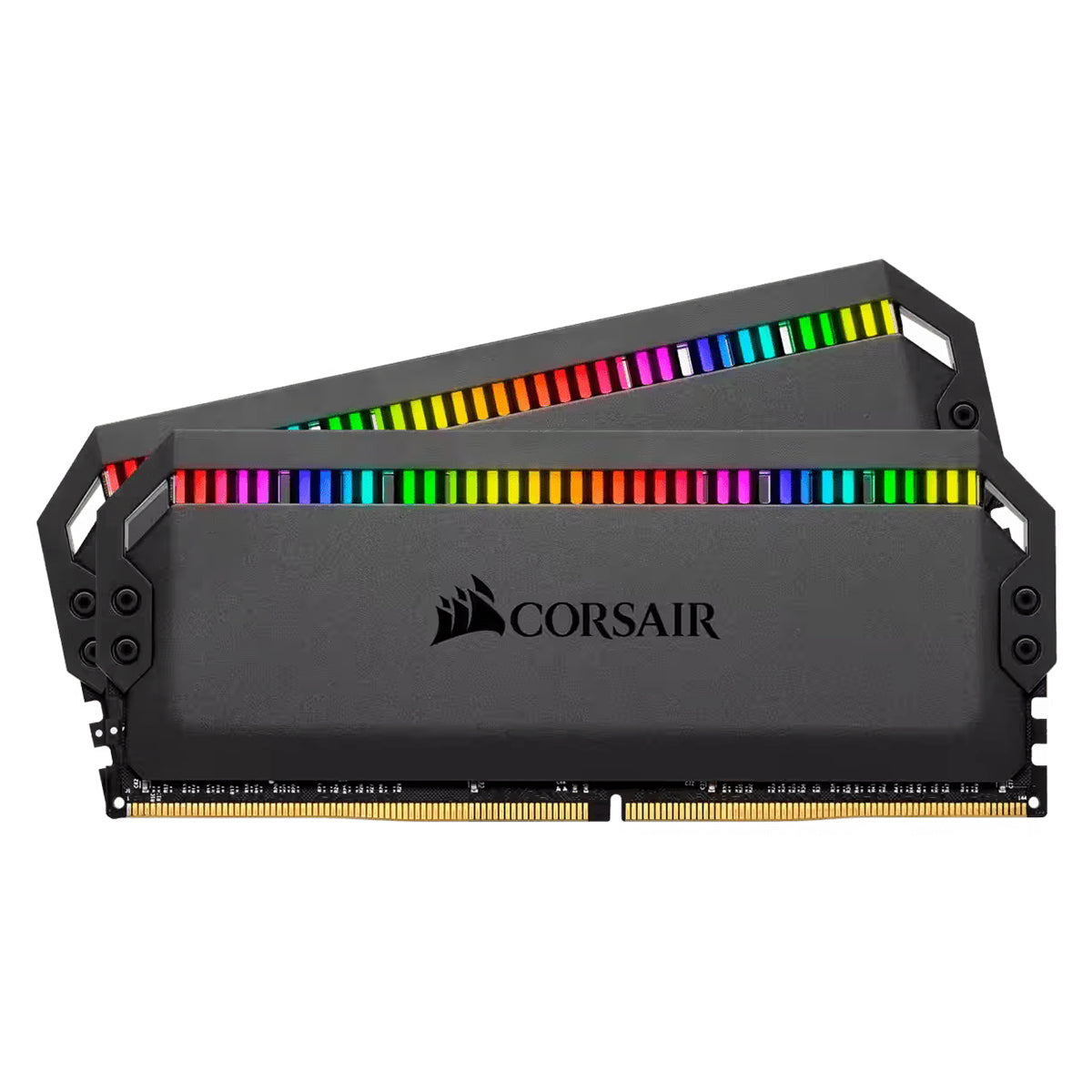 CORSAIR Dominator Platinum iCUE RGB 16GB (8GB x2) DDR4 C18 with 3600MHz Base Speed, Overclockable Speed for Desktop PC (Black, White) | CMT16GX4M2C3600C18 CMT16GX4M2C3600C18W