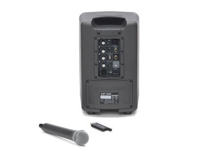 Samson Expedition XP106w Bluetooth Portable PA System with included Wireless Dynamic Handheld Microphone Rechargeable Speakers