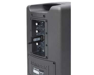 Samson Expedition XP106w Bluetooth Portable PA System with included Wireless Dynamic Handheld Microphone Rechargeable Speakers