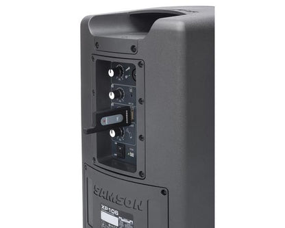 Samson Expedition XP106w Bluetooth Portable PA System with included Wireless Dynamic Handheld Microphone Rechargeable Speakers