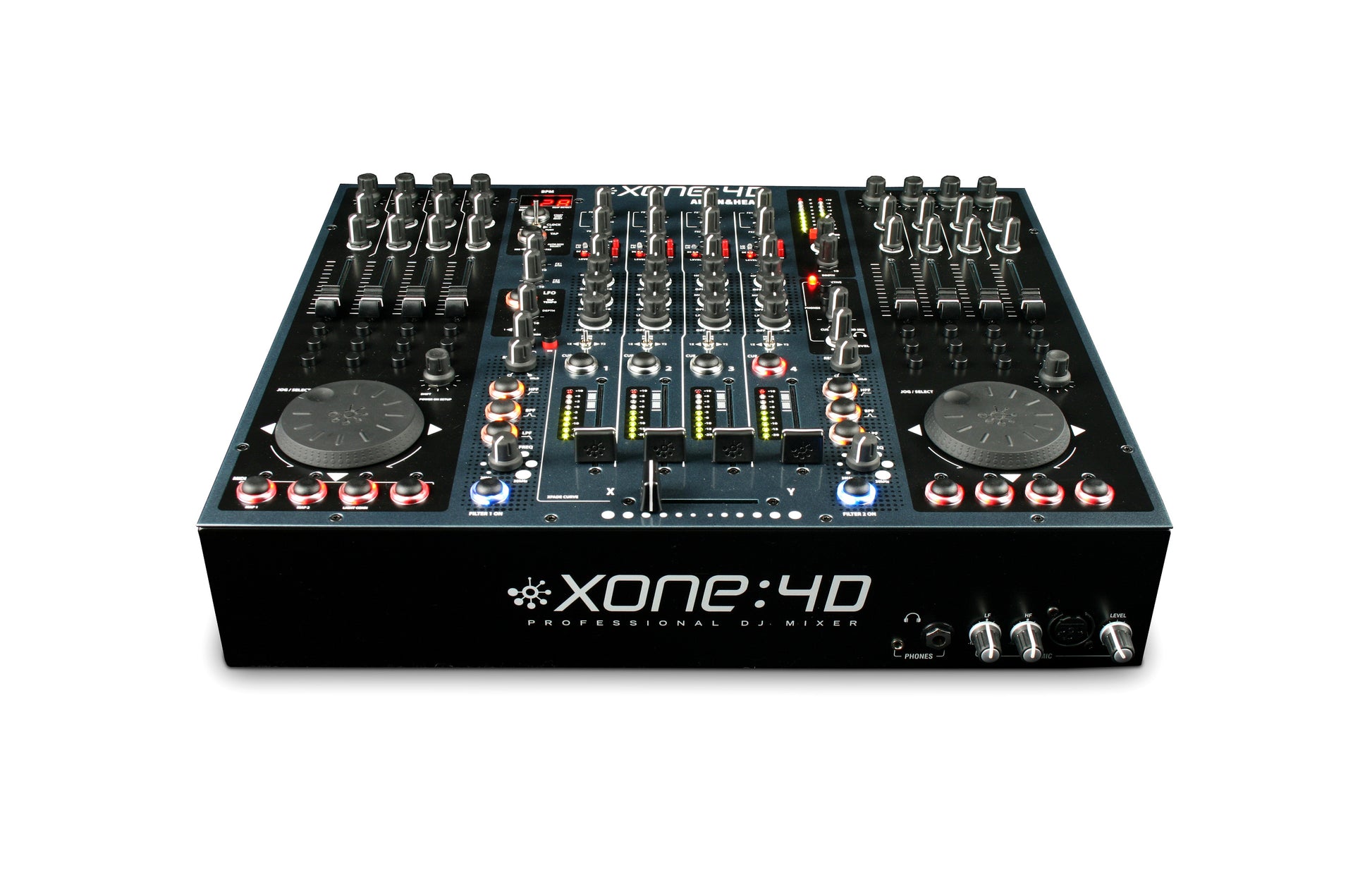 Allen & Heath XONE:4D - Hybrid Analog DJ Mixer, MIDI Controller, & USB 2.0 Interface