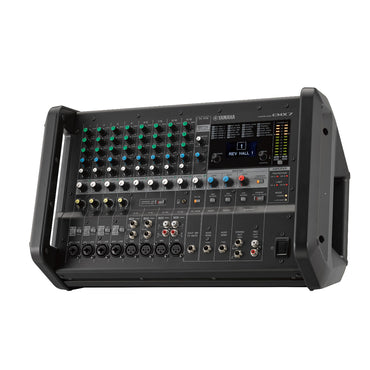 [CLEARANCE] Yamaha EMX7 12-Channel 710W Portable Powered Audio Mixer and Class D Amplifier with Extensive Inputs, Built-In 24 SPX Effects, 1 Knob Master EQ and Flex 9 Graphic Equalizer, Feedback Suppresor and Large Handles