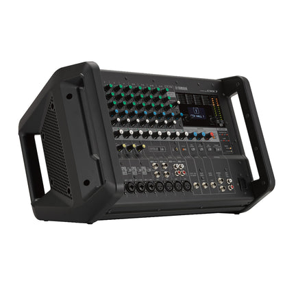 [CLEARANCE] Yamaha EMX7 12-Channel 710W Portable Powered Audio Mixer and Class D Amplifier with Extensive Inputs, Built-In 24 SPX Effects, 1 Knob Master EQ and Flex 9 Graphic Equalizer, Feedback Suppresor and Large Handles