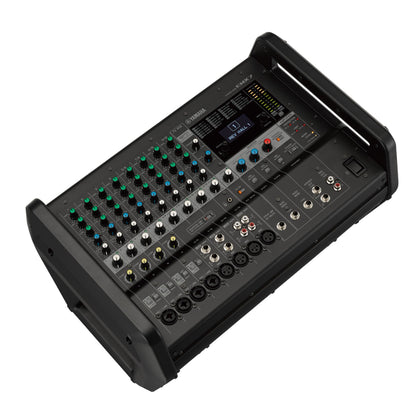 [CLEARANCE] Yamaha EMX7 12-Channel 710W Portable Powered Audio Mixer and Class D Amplifier with Extensive Inputs, Built-In 24 SPX Effects, 1 Knob Master EQ and Flex 9 Graphic Equalizer, Feedback Suppresor and Large Handles